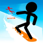 Logo of Stickman Snow Ride android Application 